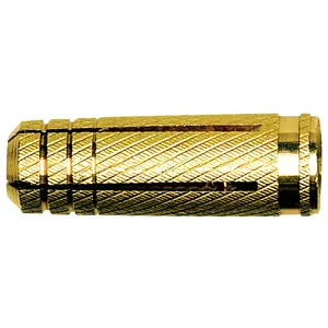 Threaded anchor Fischer Brass fixing MS 16 x 43 by Fischertechnik — brass, 43 mm length, for concrete, pack of 10