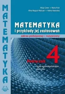 Учебник Podkowa Matematyka i przykłady zast. 4 LO — математика для старшей школы, на польском языке