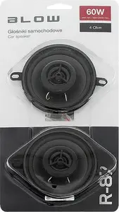 Car Speaker BLOW R-87 Blister (MPN 30-801#) — 8" size, coaxial car audio speaker