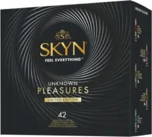 Презервативы Alkotest Unimil Skyn Feel Everything Unknown Pleasure Limited Edition 42 шт.