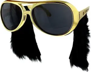 Costume Glasses GoDan Elvis with Sideburns accessory for costume outfits