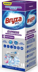 Veļasmašīnu tīrīšanas līdzeklis Bryza EXPRESS 250 ml, ierīces tīrītājs