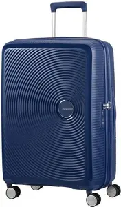 Suitcase American Tourister SoundBox medium 67 cm navy (model 32G-41-002)