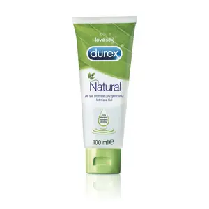 Water-based lubricant Durex Natural 100 ml tube