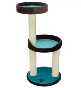 Cat scratching tower Trixie TRIXIE 43870 freestanding, height 1030 mm, diameter 45 cm, turquoise/brown