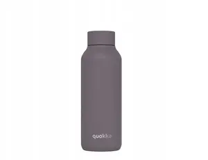 Izolēta nerūsējošā tērauda pudele QUOKKA Solid 510 ml, pelēka