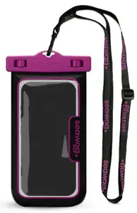 Pouch case ZWILLING SEAWAG NEXTB6 for mobile phones up to 17.3 cm (6.8") — Black/Purple