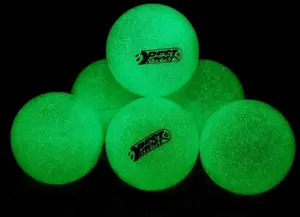 Мячи для настольного тенниса BESTSPORTING светящиеся, набор 6 шт. — для любительской игры
