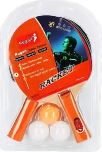 Galda tenisa raketes komplekts mega creative — RAKIETKI DO PING-PONGA ar 3 bumbiņām