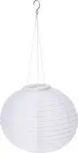 Garden Solar Lantern KMTP Lampion 40 cm White — Decorative Outdoor Lighting