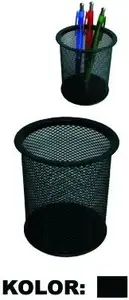 Pen holder mesh metal Grand model 21K056X – desktop organizer, cylindrical mesh cup