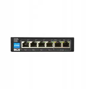 PoE Switch No name BCS-B-SP04G02G – 4 PoE ports, 2 Gigabit uplinks