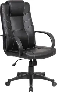 Biroja krēsls office products Corsica — melns, pagriežams, auduma sēdeklis, regulējama augstuma