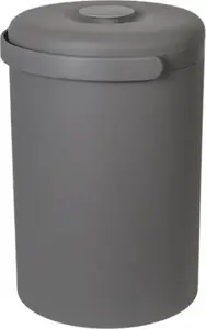No name MA-C109GR laundry bin / waste basket, graphite, capacity ~20 L