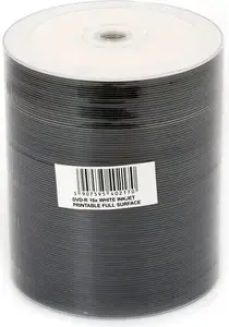 DVD-R discs OMEGA 4.7 GB 16x 100 pcs (40209) — recordable optical media, single-layer