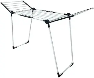 Clothes Drying Rack qubo ND32_Q52C — Foldable indoor laundry airer, freestanding, multi-level