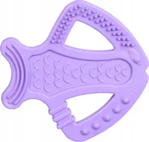 Bērnu zīžamripa Elior Gigi the Fish — silikona grabulis/zīžamripa, modelis LUU000052