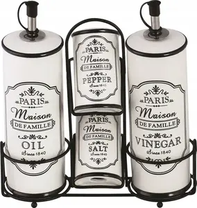 Spice set Maestro Paris Maison MR20030-04S — Maestro compact kitchen spice containers set
