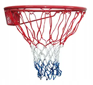Basketball Hoop Rim with Net Interplastic Kubisport 45 cm, durable steel rim for outdoor and indoor hoops