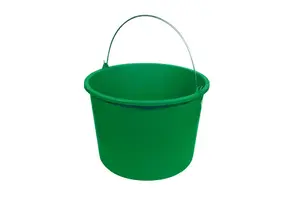Plastic Bucket 16 L, green, No name (model WIA PL 16Z)