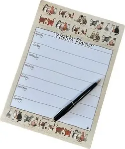Weekly planner A4 60 pages Janod WP02 — cat design
