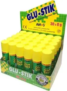 Līmlīme stienīšos Amos 8 g — komplekts 30 gab.