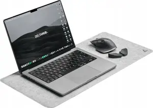 Mouse Pad RAM Mounts DELTAHUB Minimalistic Desk Mat S — 630 × 280 mm, Light Gray