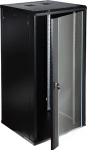 Настенный стоечный шкаф Delta EPRADO-R19-27U/600-BLUE — 27U, 19", глубина 600 мм, синий