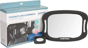 Rear-Facing Baby Observation Mirror Caretero LUSTERKO DO OBSERWACJI DZIECKA LED XL