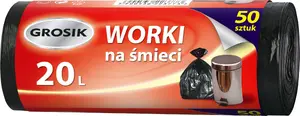 Мусорные пакеты JAN Niezbędny Grosik 20 л, упаковка 50 шт.