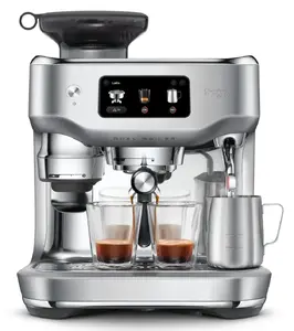 Espresso automāts Sage SES995BSS4EEU1 pusautomātisks ar iebūvētu dzirnaviņu, 2 L ūdens tvertne, 2 tasīšu ietilpība, nerūsējošais tērauds