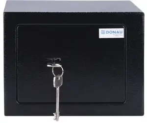 Rokas seifs Donau TECH 19076251-01, 230×170×170 mm, melns