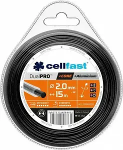 Леска для триммера с сердечником Cellfast 35-062 — режущий шнур, круглый профиль