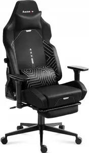 Biroja krēsls No name Huzaro Force 8.1 Black — ergonomisks grozāmais krēsls, augsta atzveltne, regulējams augstums