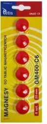 Tetis Magnesy GM400-C6 Czerwone – magnetic mounting kit, model GM400-C6, red