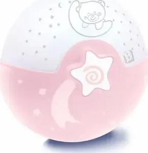 Proektors un nakts lampa B-kids Infantino 2‑1, rozā