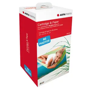 Photo paper AgfaPhoto AMOC80 — dye-sublimation 10×15 cm (4×6"), box