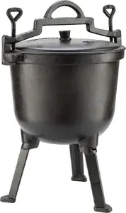 Угольный котёл KingHoff KH 2242, 7 л, компактный угольный гриль