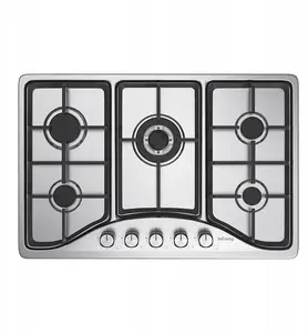 Built-in stainless steel gas cooktop No name MGBS-765