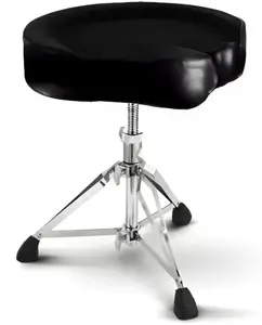 Drum Throne DNA THRONE 1 — adjustable drummer's stool seat, compact padded round saddle