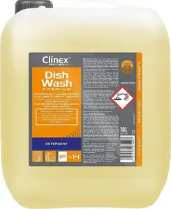 Trauku mazgāšanas līdzeklis Clinex DishWash Premium 10 L, koncentrēts tīrīšanas līdzeklis