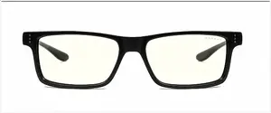 Компьютерные очки GUNNAR Vertex — прямоугольная игровая оправа, ширина линзы 54 мм, перемычка 16 мм, дужки 135 мм, чёрные