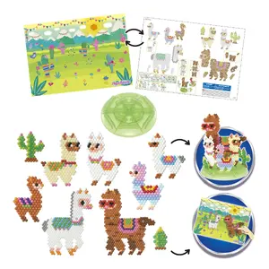 Aquabeads set Epoch 31596 Lovely lama — bead crafting kit for children, 248 g, age 4+