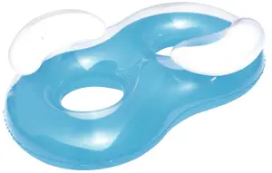 Круг для плавания Bestway Inflatable Double Ring Lounge Float, винил, 1880×1170 мм, синий
