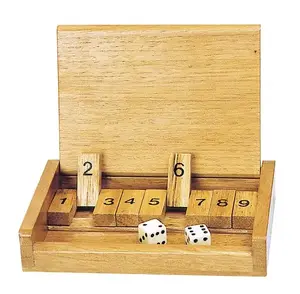 Board game Goki Shut the Box (Travel edition) – Strategy game, ages 6+