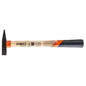 Hammer NEO tools Neo 25-010 — wooden handle, total height 260 mm, head weight 100 g, total weight 138 g