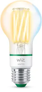 Smart filament bulb Signify WiZ Filament clear 60 W A60 E27 — Wi‑Fi/Bluetooth, 220–240V, transparent, Ø60×127 mm