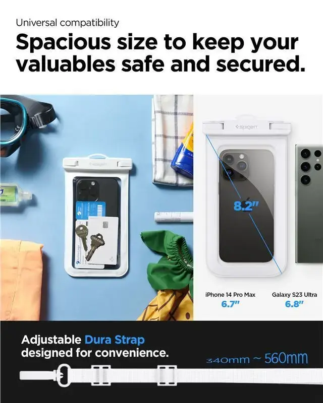 Ūdensizturīgs tālruņa maciņš Spigen Aqua Shield A601 Photo 2