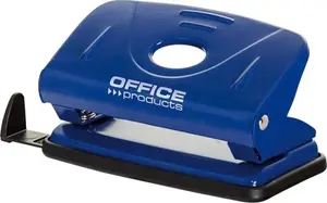Дырокол office products на 12 листов, синий