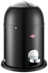 Atkritumu tvertne Wesco Mini Master 6 l, melna matēta, kompakta galda